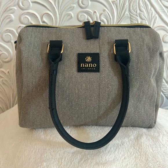 Nano Universe Grey Tweed Bag - Picture 3 of 8